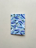 Blue Pattern Greeting Card