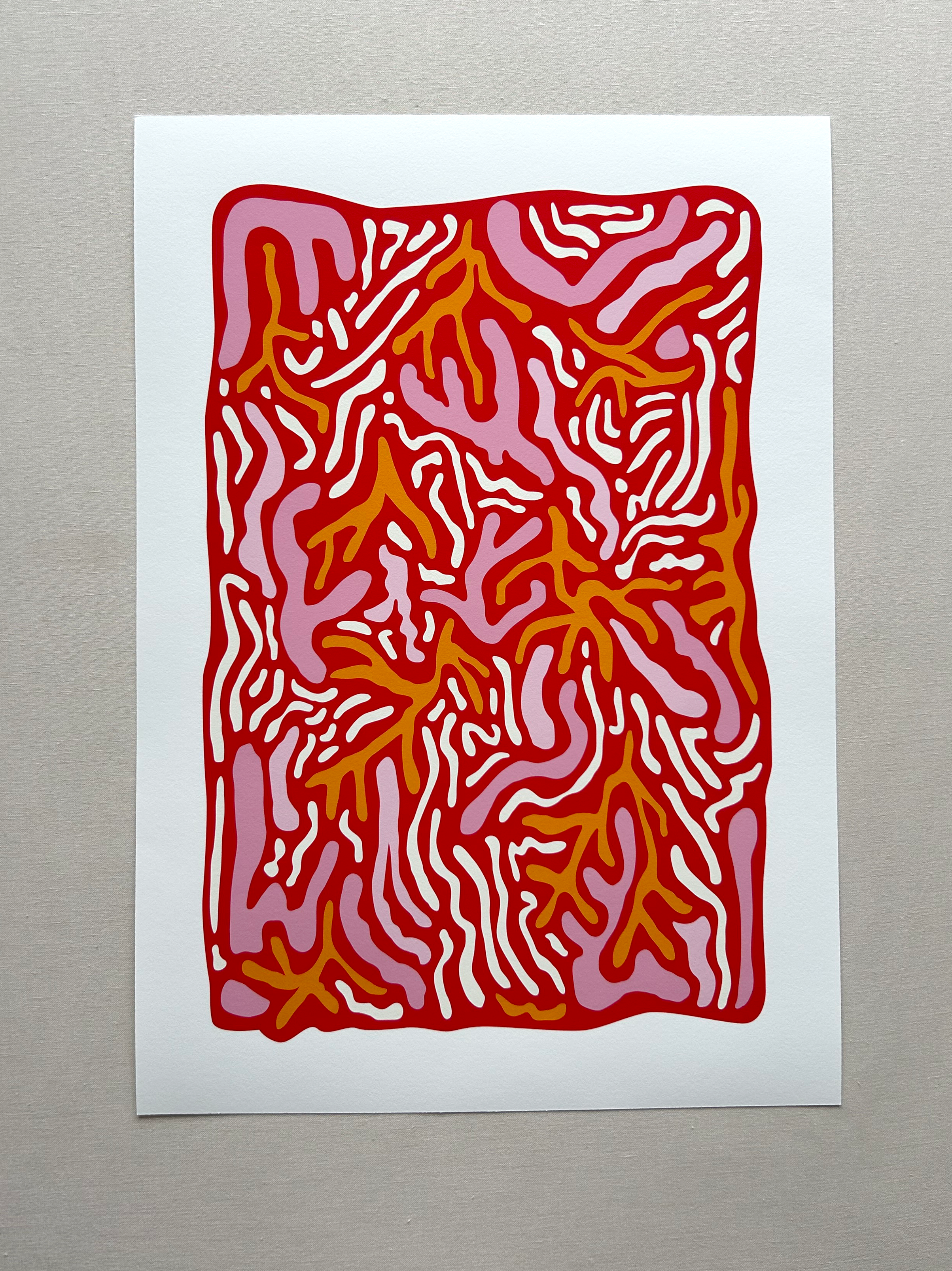 Branches Reds Print