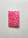 Pink and Red Pattern Greeting Card