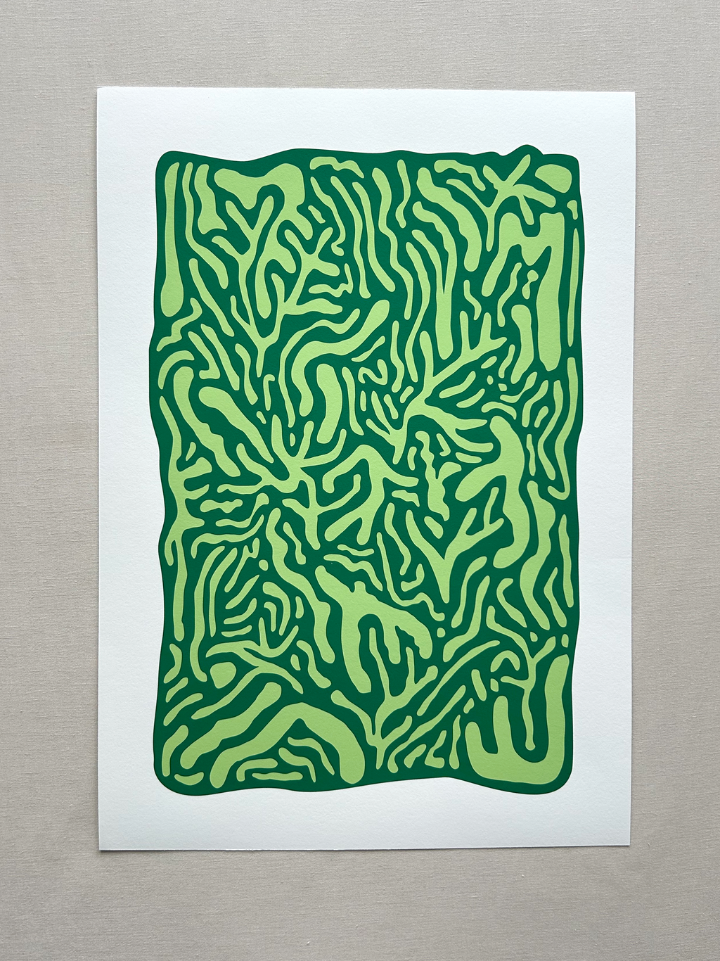 Branches Greens Print
