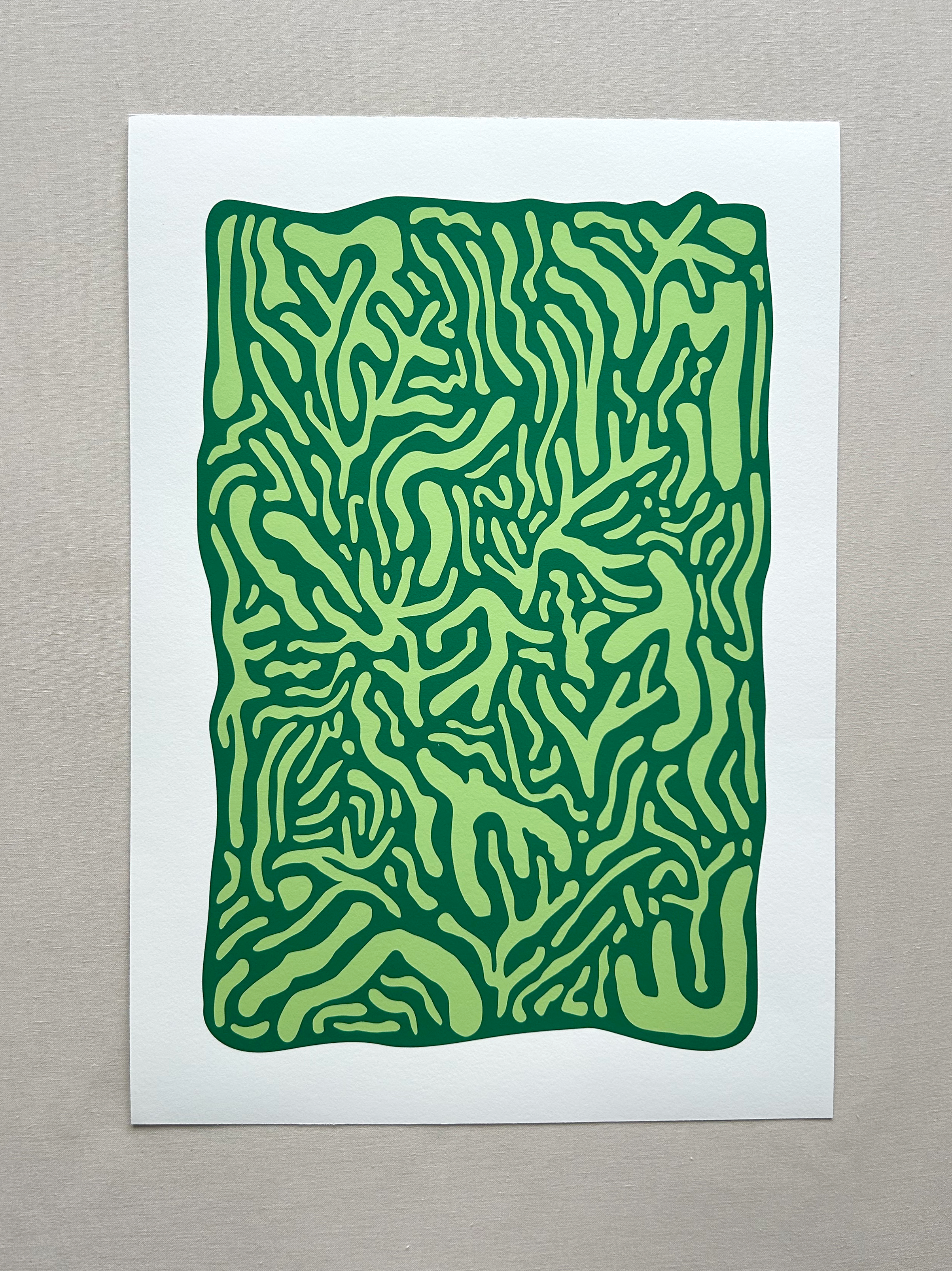 Branches Greens Print