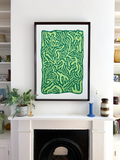 Branches Greens Print