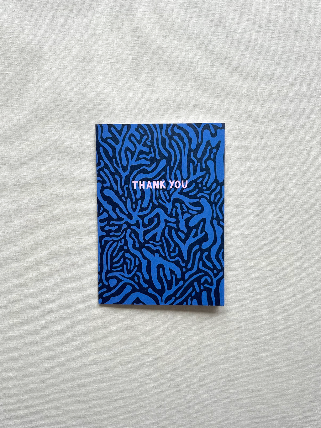 Thank You Blue Greeting Card