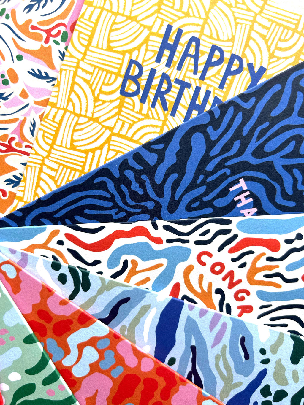 Thank You Blue Greeting Card