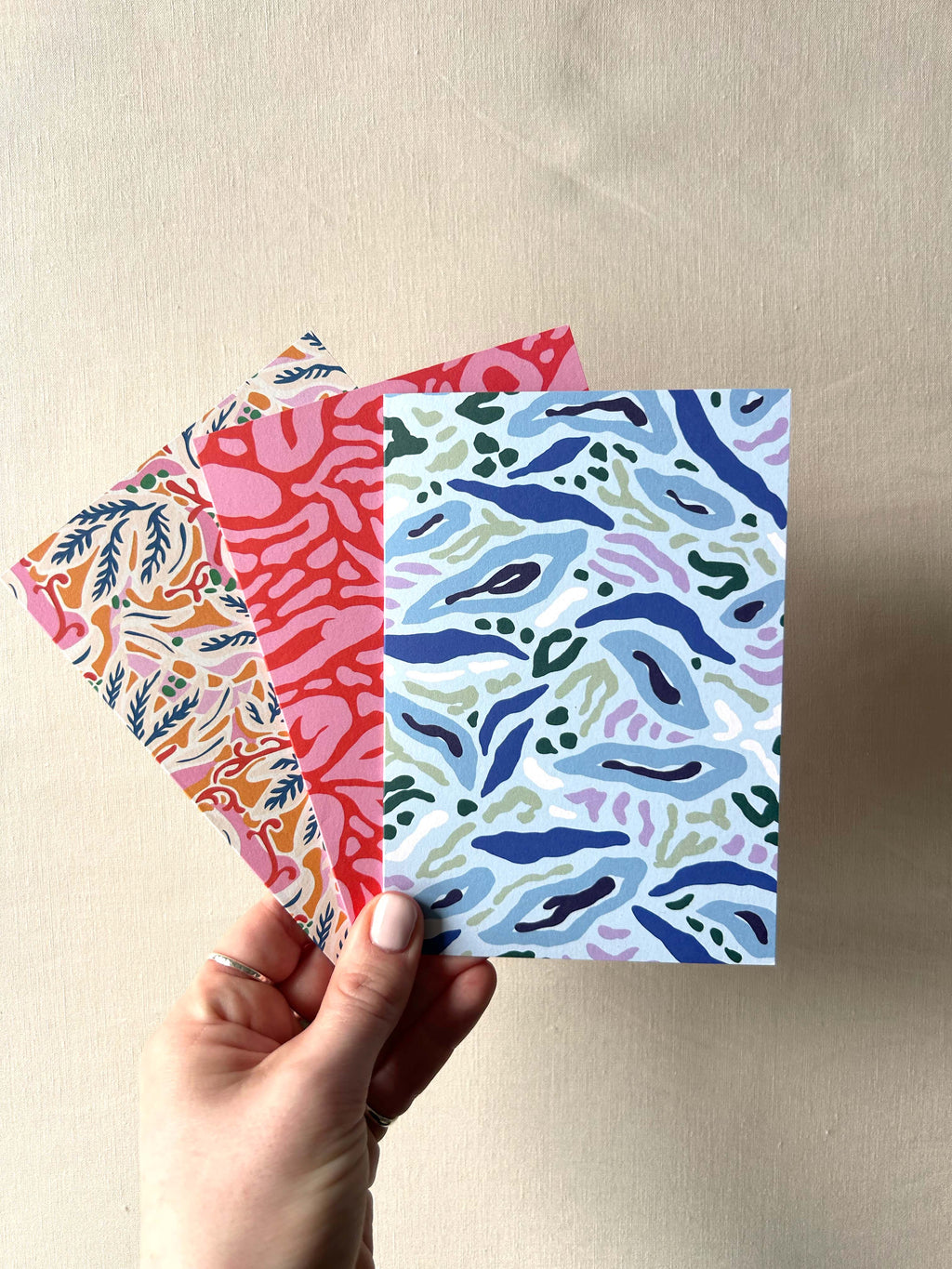 Coral Pattern Greeting Card
