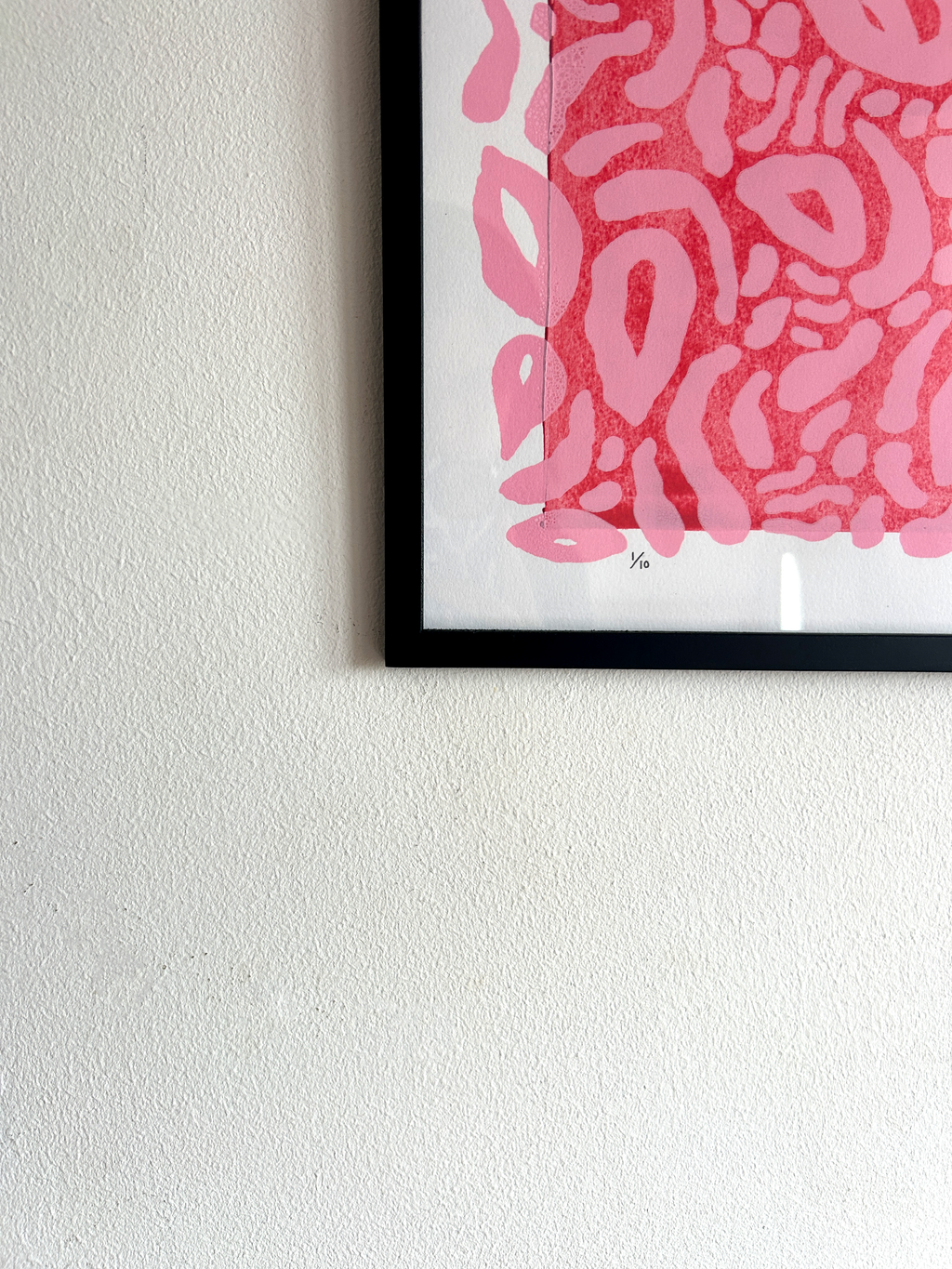 Limited Edition Screen Print - Red & Pink