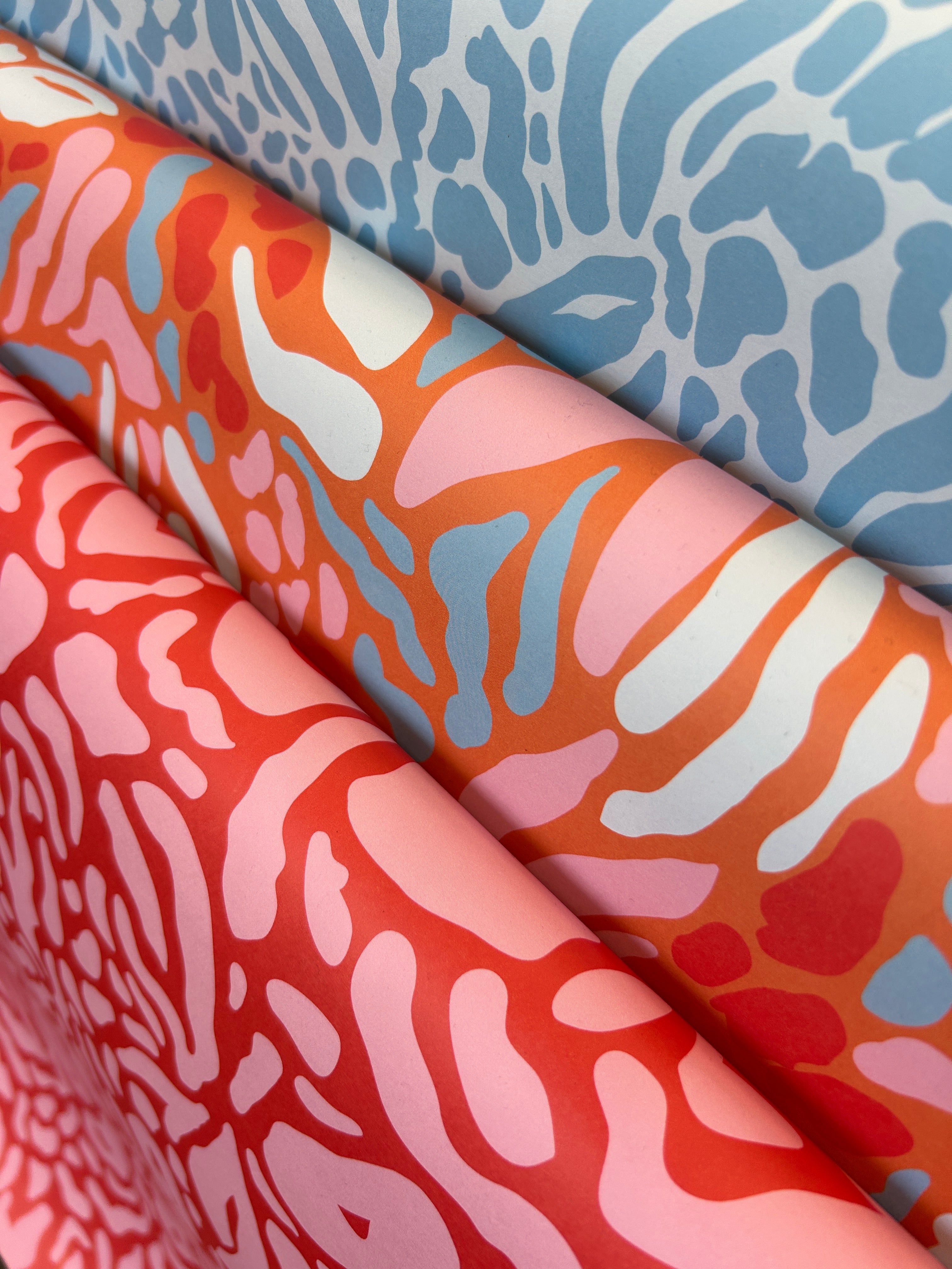 Blue Pattern Wrapping Paper