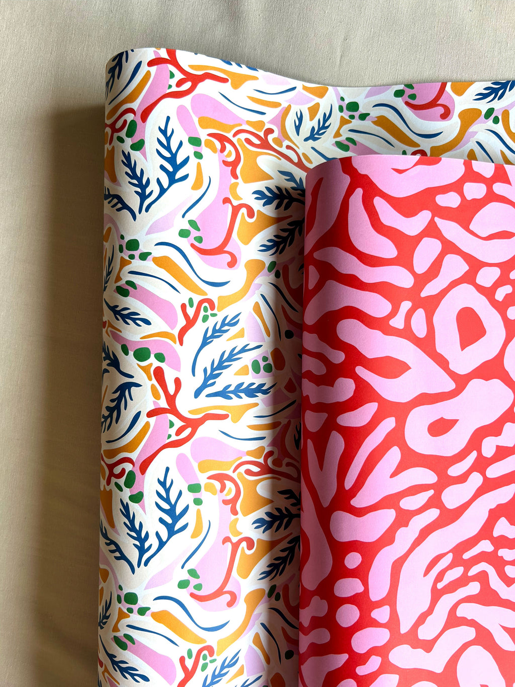 Coral Pattern Wrapping Paper