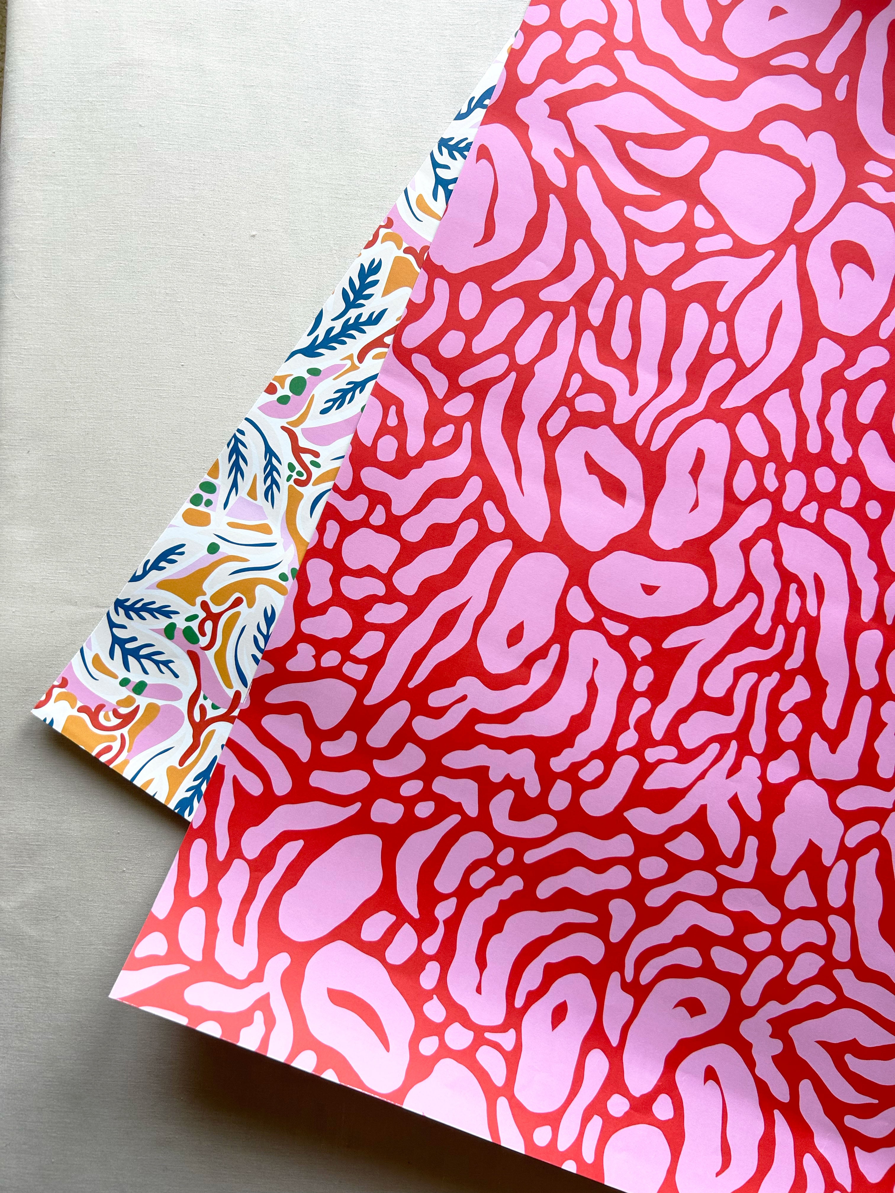 Pink Pattern Wrapping Paper
